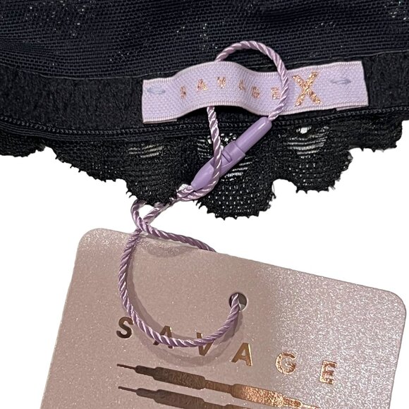 Savage X Fenty Black Lace Bra, NWT, 36DDD - Picture 3 of 9